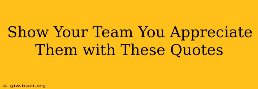 Show Your Team You Appreciate Them with These Quotes